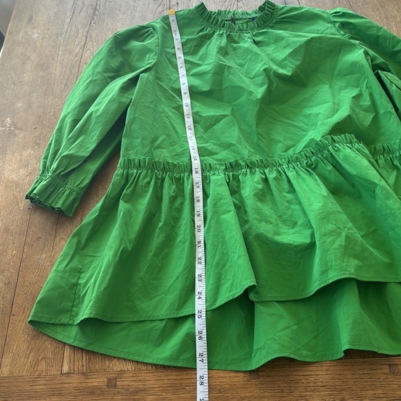 SCOOP GREEN BLOUSE - Picture 3 of 6